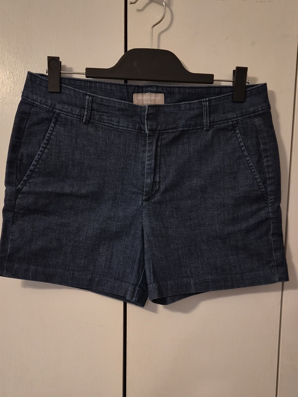 Banana Republic Factory Dark Blue Denim Shorts, Size 10